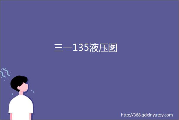 三一135液压图